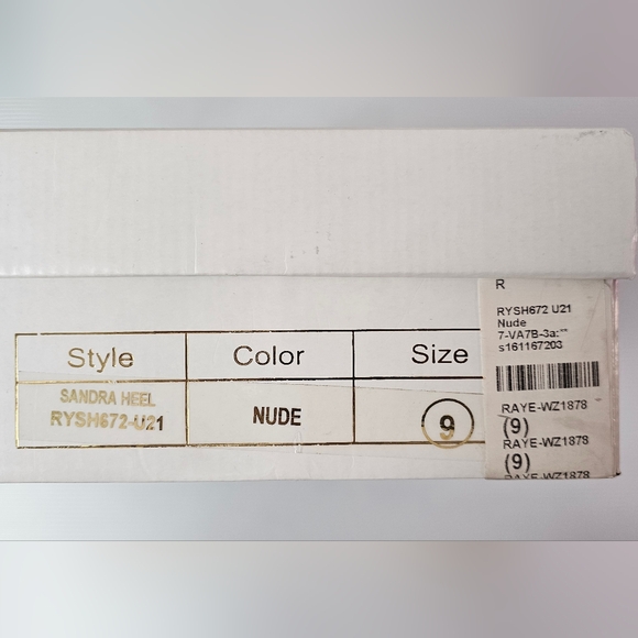 RAYE THE LABEL Sandra Heel Size 9 Color Nude - Picture 6 of 16